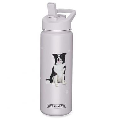 Water Bottle - Border Collie